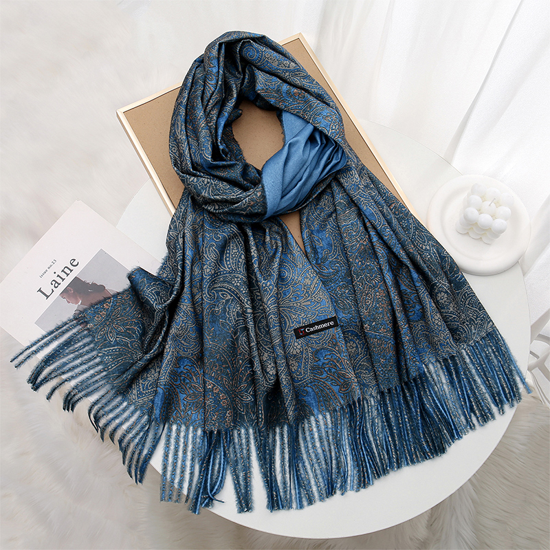 Luxury Paisley Pashmina Shawl  - Embroidery Hijab recensione e prezzo