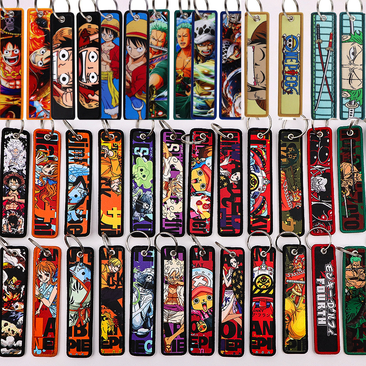 Anime One Piece Embroidery Key - Embroidery Keychain recensione e prezzo