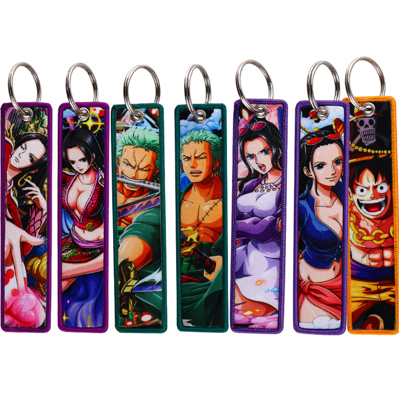 Anime One Piece Embroidery Key - Embroidery Keychain recensione e prezzo