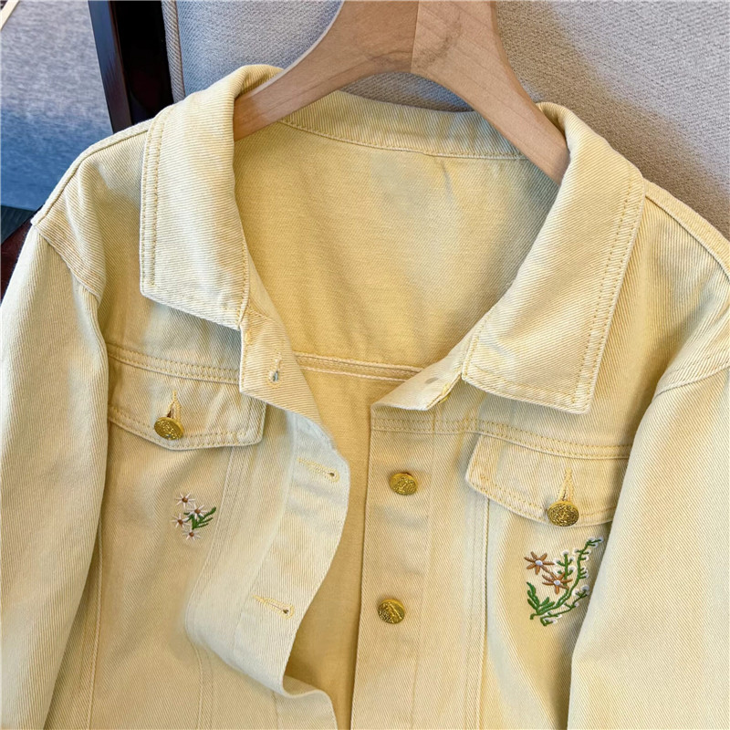 Korean Vintage Flower Embroide - Embroidery Yellow recensione e prezzo