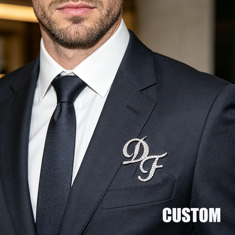 Custom Double Initials Pin,Bri - Embroidery Name recensione e prezzo