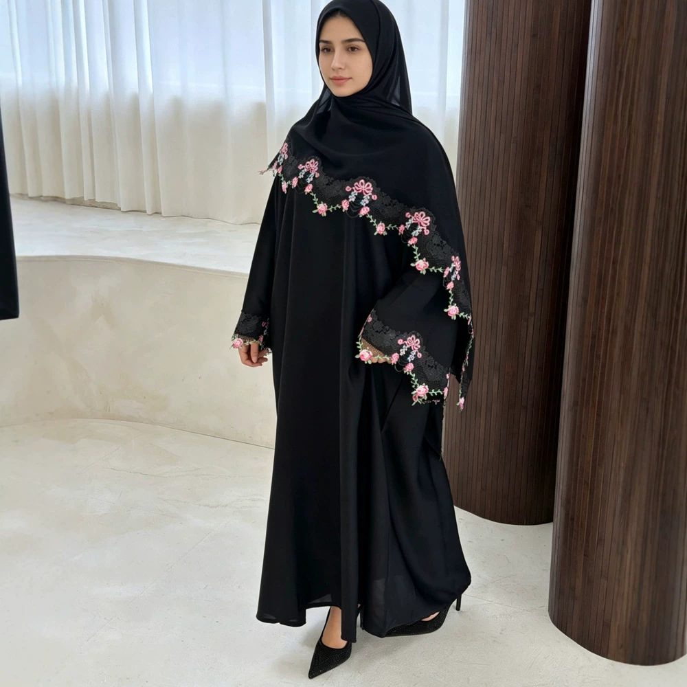 Eid Dress Women Muslim Abaya P - Embroidery Hijab recensione e prezzo