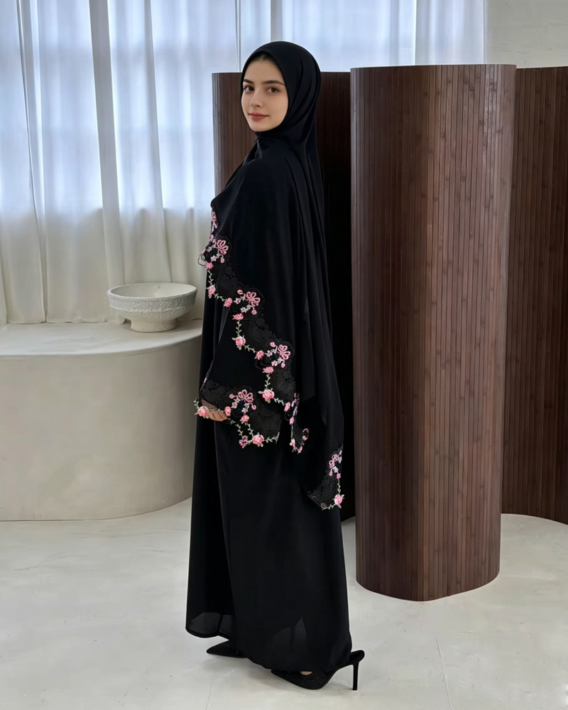 Eid Dress Women Muslim Abaya P - Embroidery Hijab recensione e prezzo