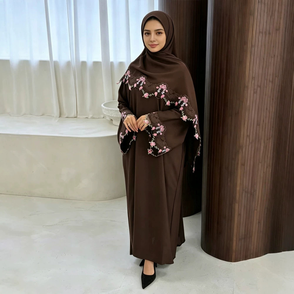 Eid Dress Women Muslim Abaya P - Embroidery Hijab recensione e prezzo