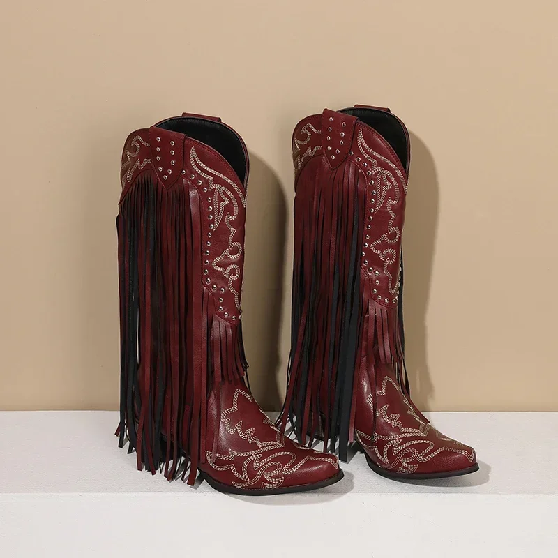 Fringe Rivet Western Women Mid - Embroidery Yellow recensione e prezzo
