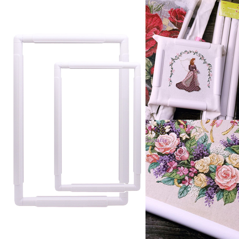 Square Shape Embroidery Frame  - Embroidery Hoop Plastic recensione e prezzo