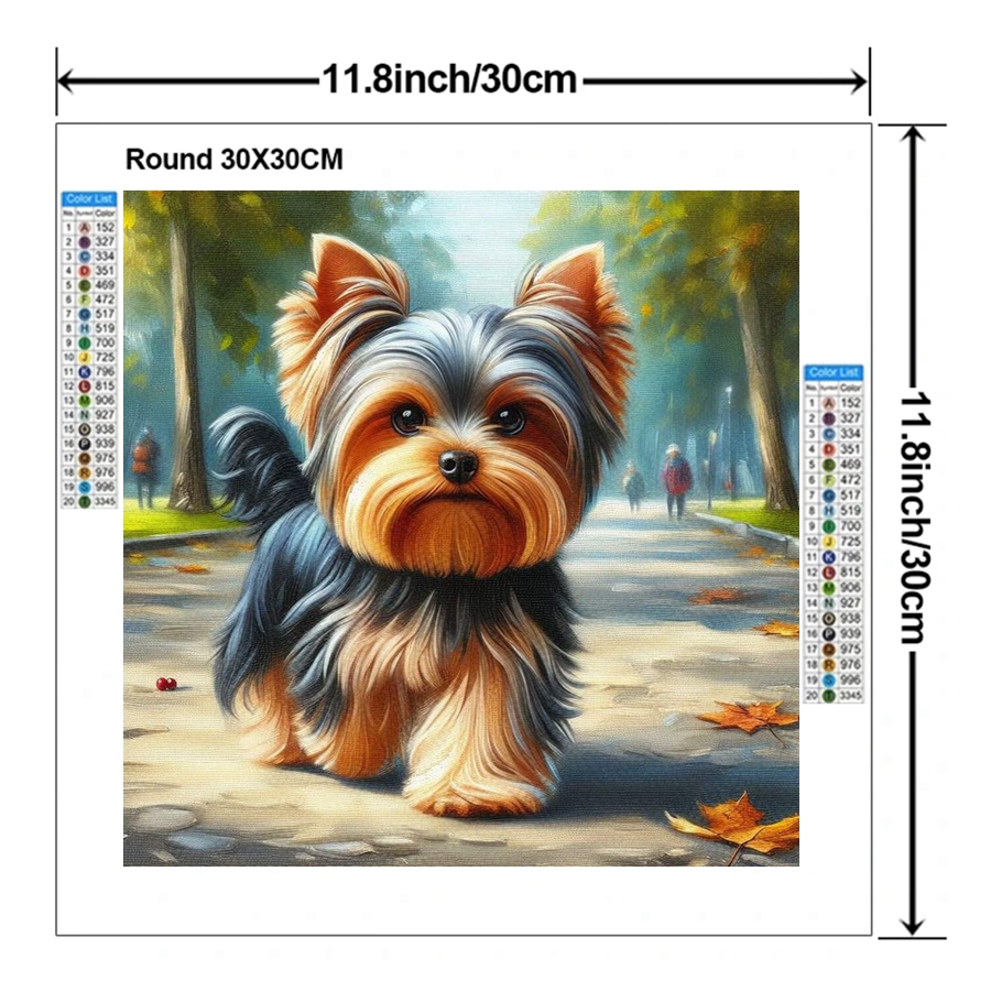 Yorkshire Terrier Dog 5D DIY D - Embroidery Handicraft recensione e prezzo
