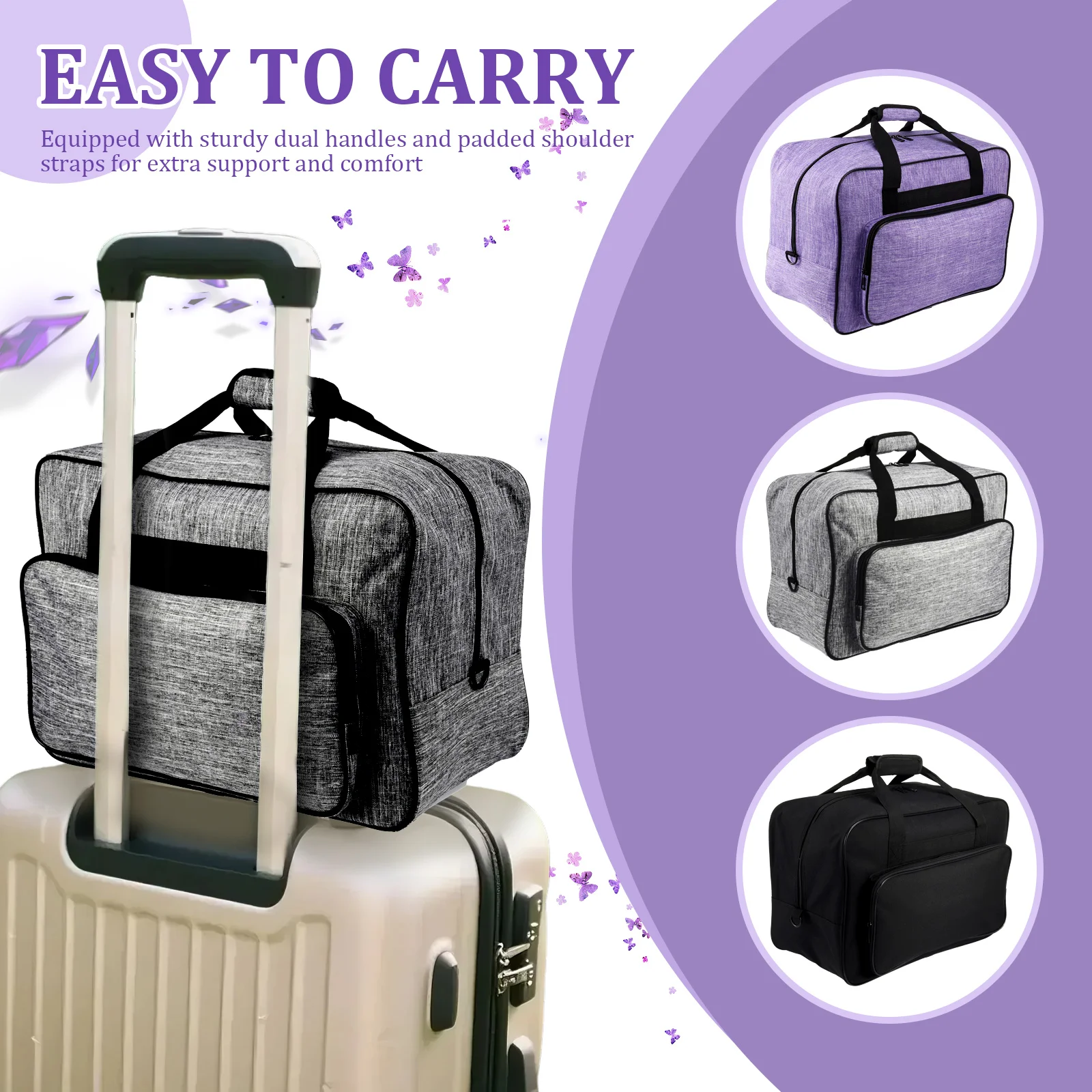 Sewing Machine Carrying Case w - Embroidery Removal Tool recensione e prezzo