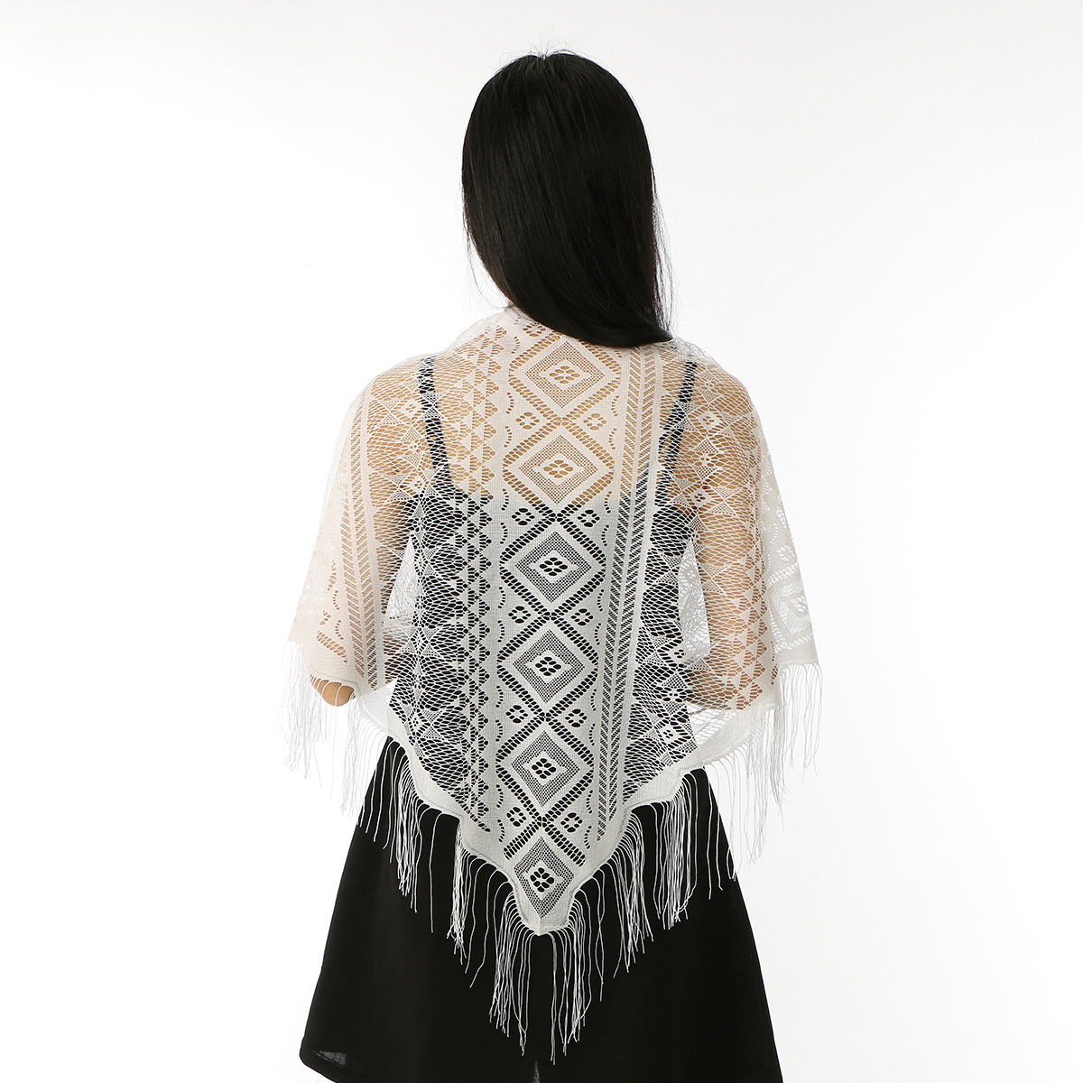 Fashion Lace Embroidery Triang - Embroidery Hijab recensione e prezzo