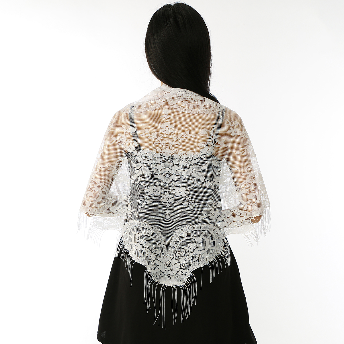 Fashion Lace Embroidery Triang - Embroidery Hijab recensione e prezzo