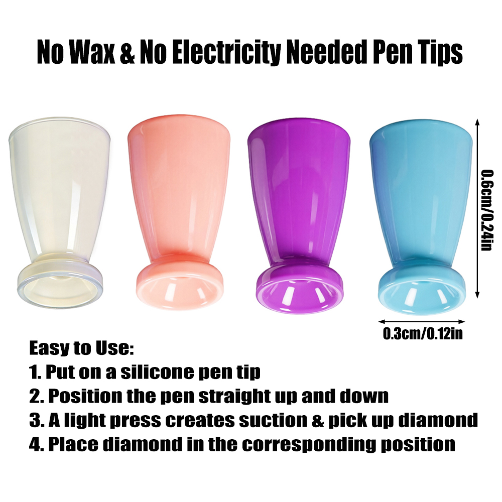 10PCS Mini Silicone Tips For D - Embroidery Details recensione e prezzo