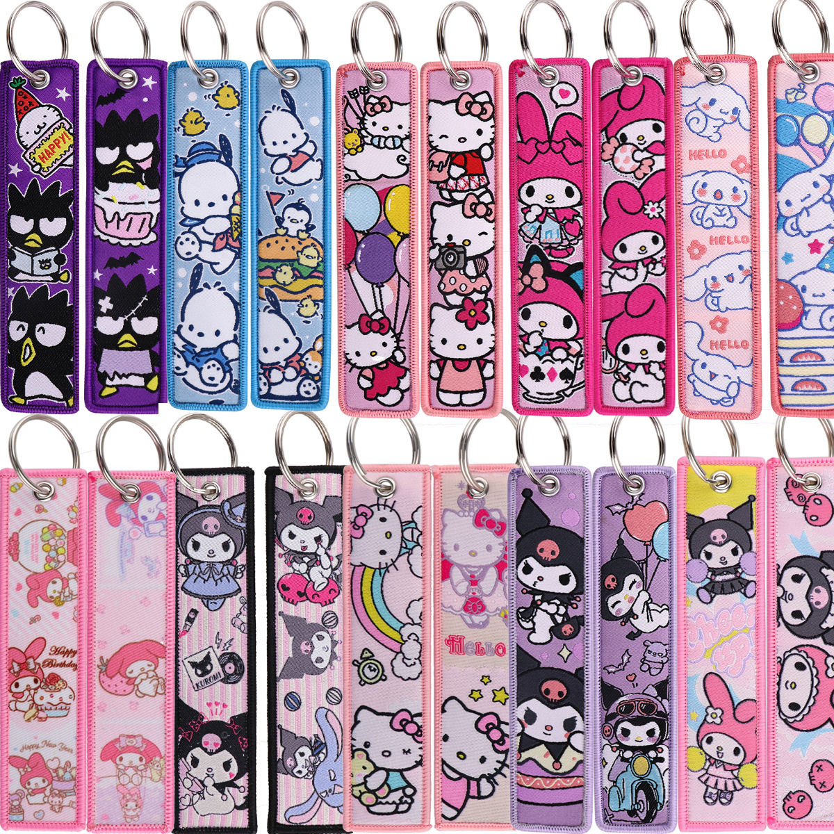 Anime Sanrio Hello Kitty Melod - Embroidery Keychain recensione e prezzo
