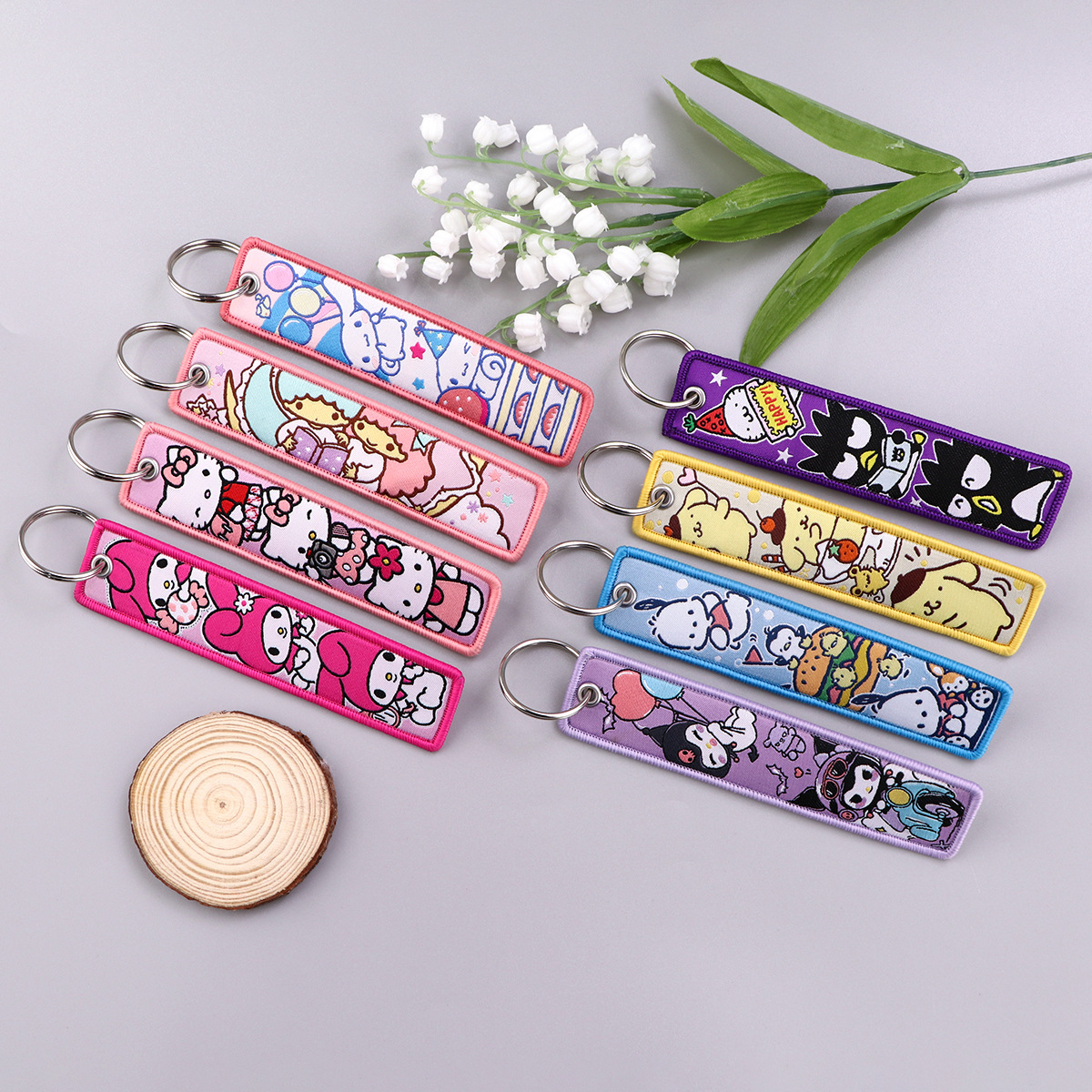 Anime Sanrio Hello Kitty Melod - Embroidery Keychain recensione e prezzo