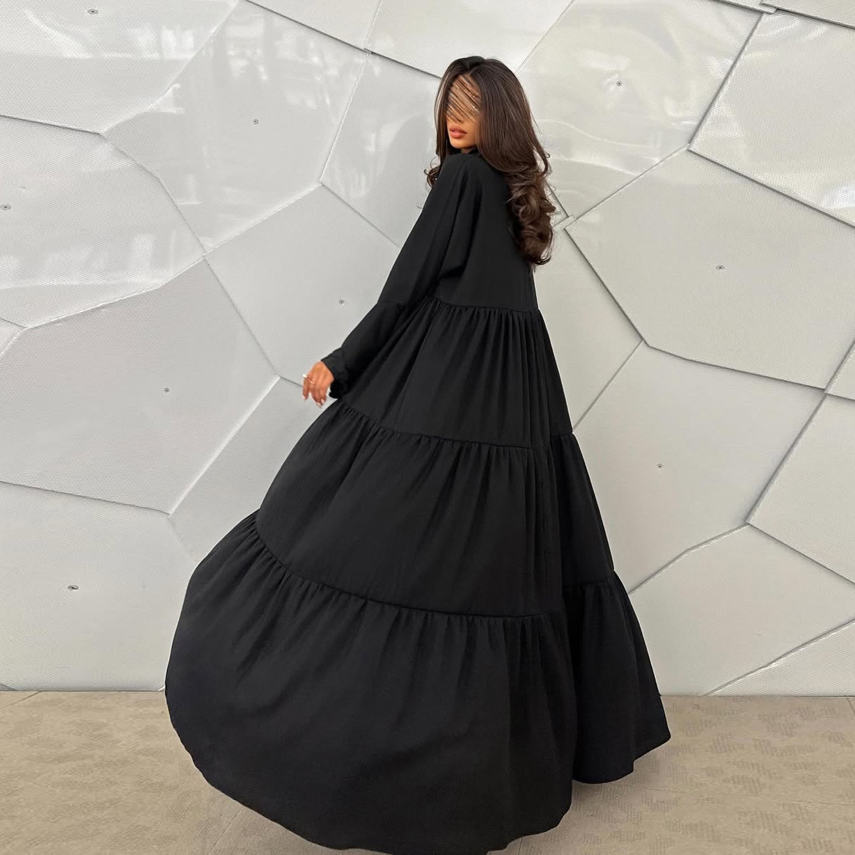 Muslim Hijab Dress Women Flare - Embroidery Hijab recensione e prezzo