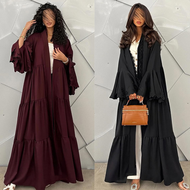 Muslim Hijab Dress Women Flare - Embroidery Hijab recensione e prezzo