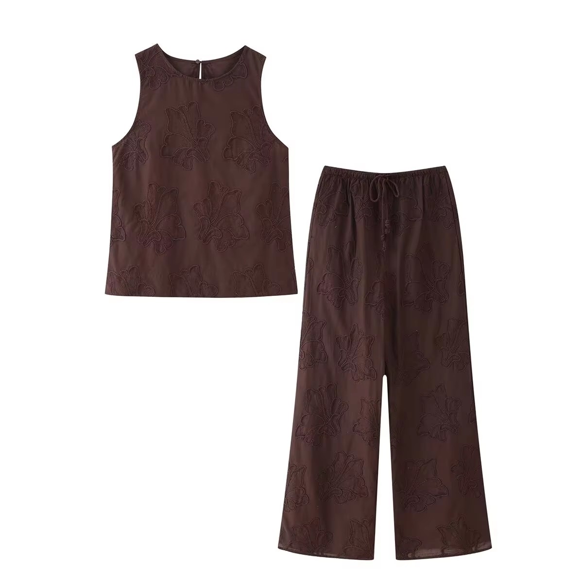 HH Women Solid Embroidery Pant - Embroidery Vest recensione e prezzo