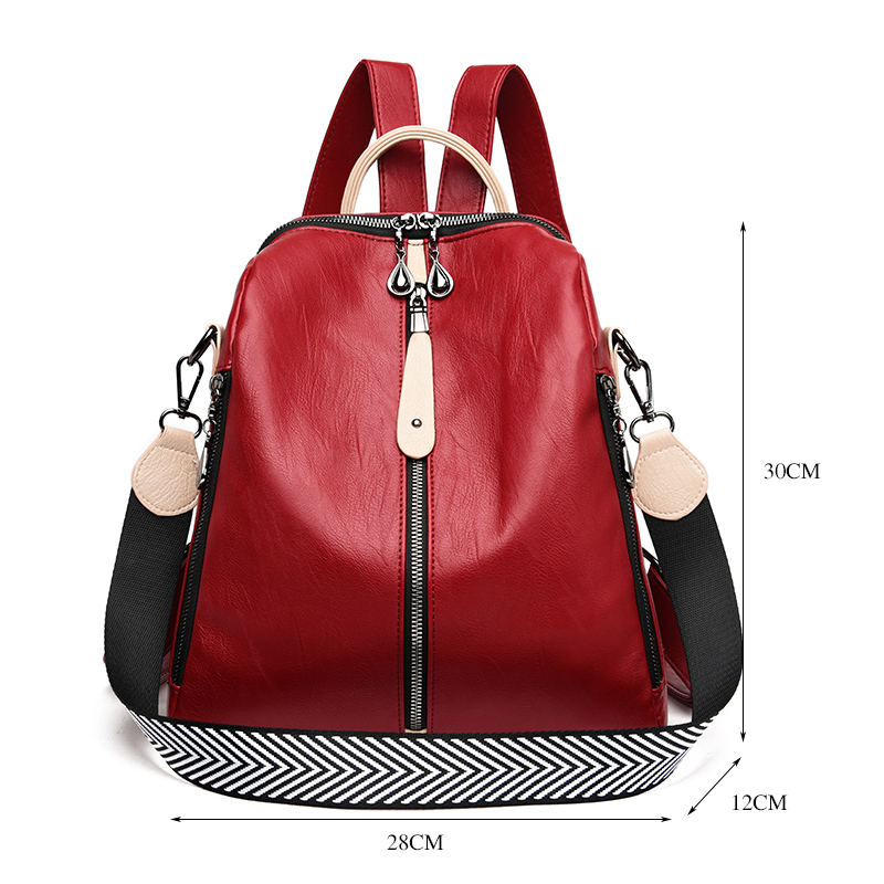 Fashion Backpack Women Soft Le - Embroidery Computer recensione e prezzo