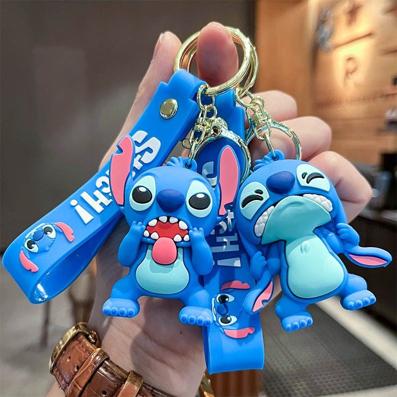 Disney Stitch 3D Doll Car Key  - Embroidery Keychain recensione e prezzo