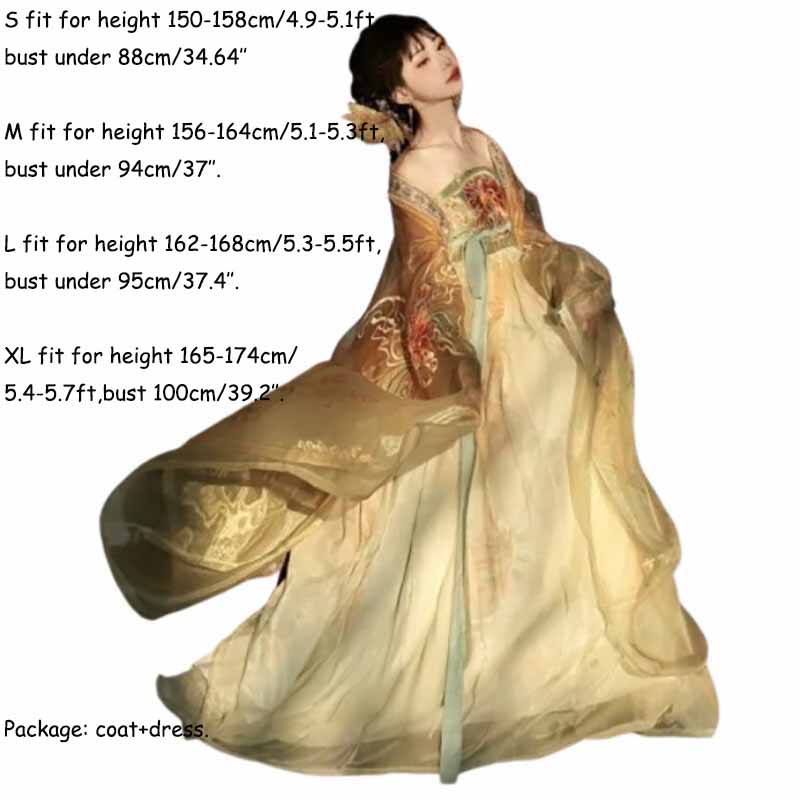 Women's Traditional Chinese Ha - Embroidery Yellow recensione e prezzo