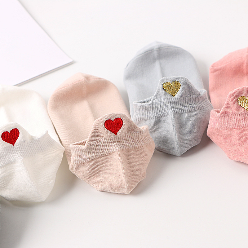 Love Heart Women Socks Embroid - Embroidery Love recensione e prezzo