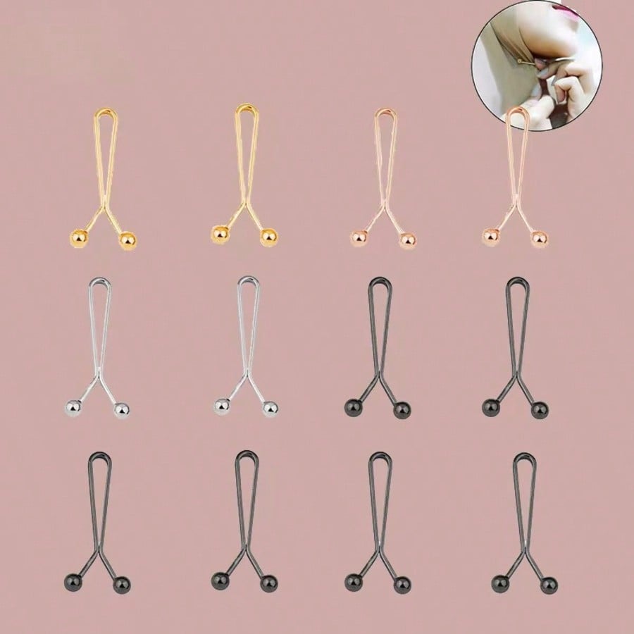 12pcs Women's Scarf Clips Hija - Embroidery Hijab recensione e prezzo