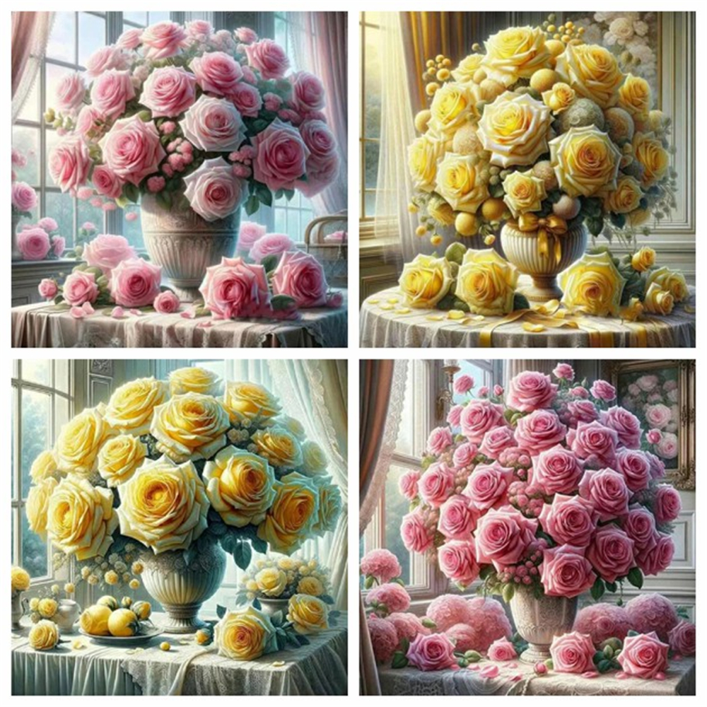 1PC frameless  5D Diy Diamond  - Embroidery Rose recensione e prezzo