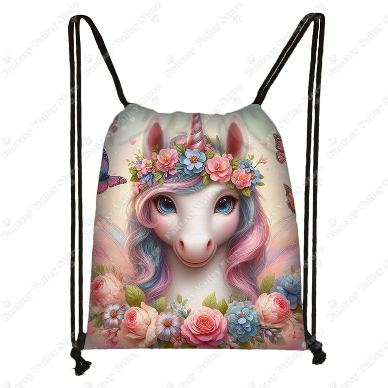 Cute Unicorn Flower Print Draw - Embroidery Unicorn recensione e prezzo