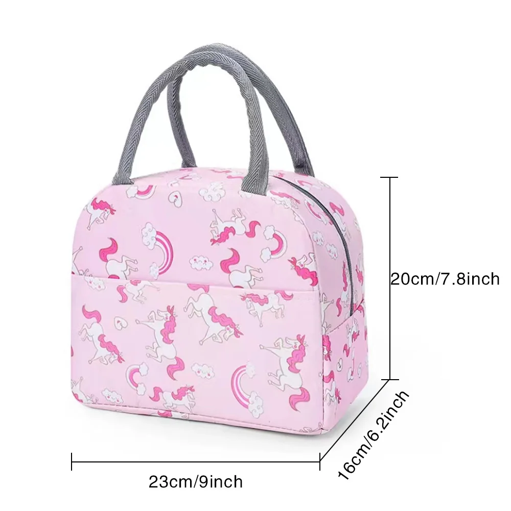 Insulation Lunch Bag Cute Unic - Embroidery Unicorn recensione e prezzo
