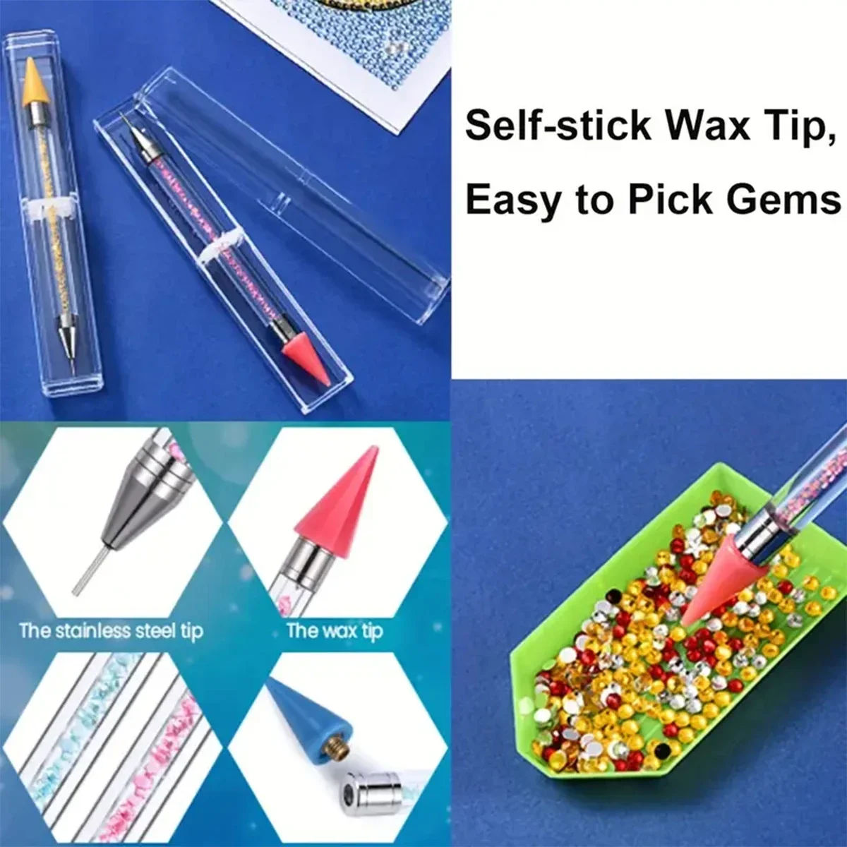 Waxless Diamond Painting Tool, - Embroidery Handicraft recensione e prezzo