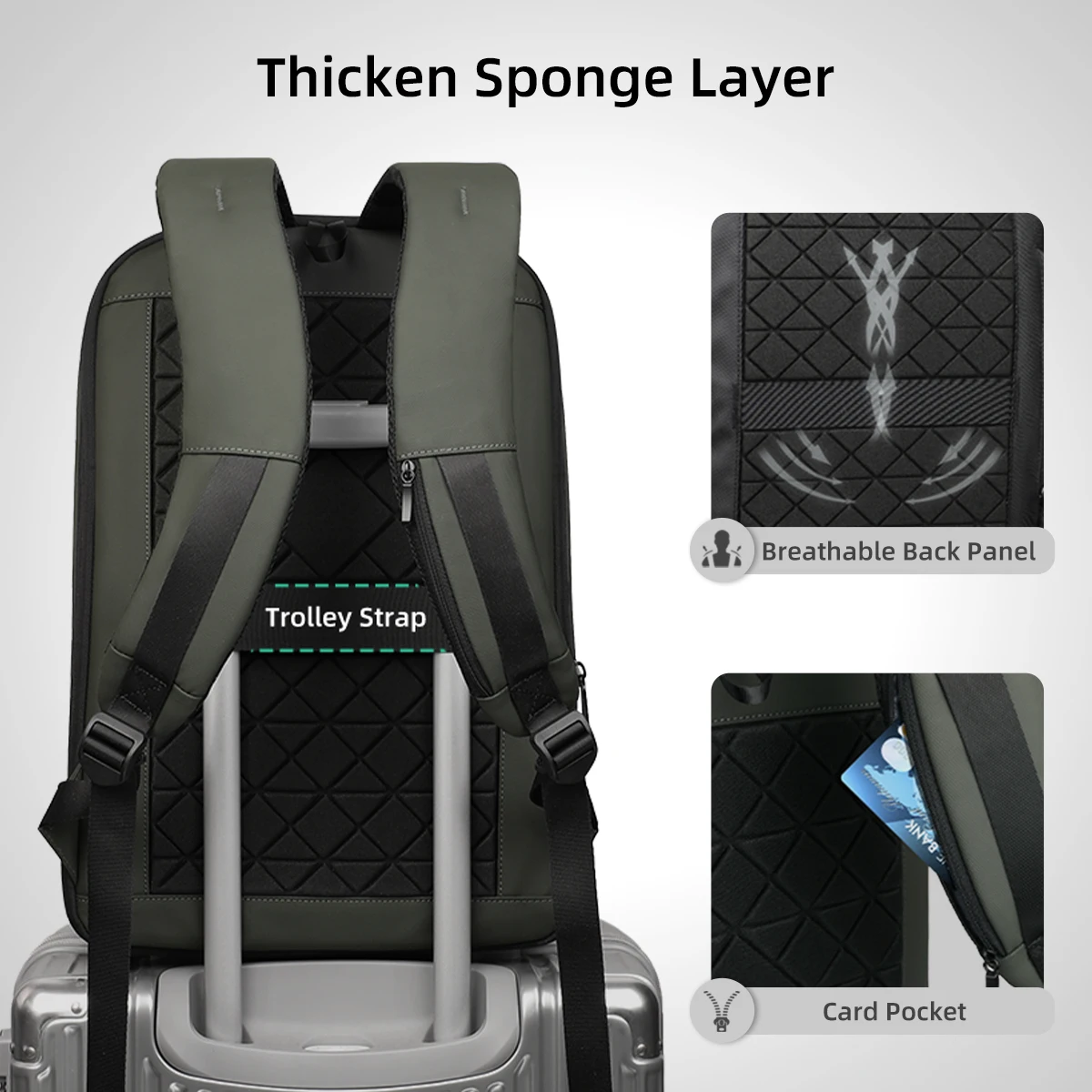 HK Expandable Business Backpac - Embroidery Computer recensione e prezzo