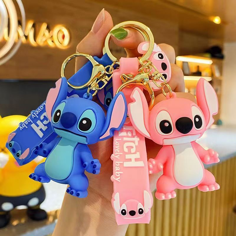 New Anime Stitch Toys Keychain - Embroidery Keychain recensione e prezzo