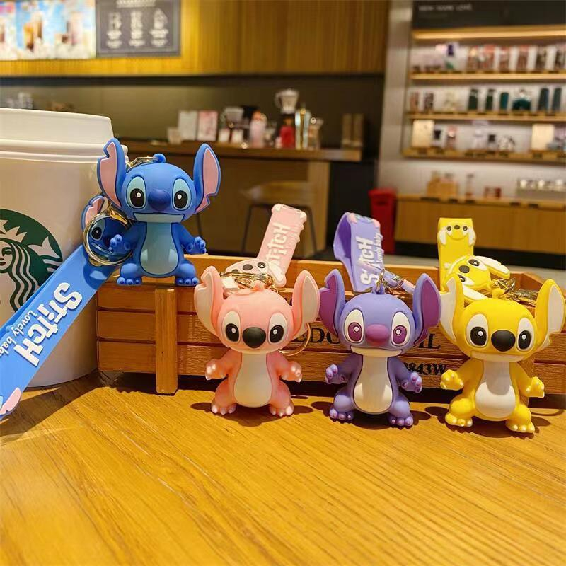 New Anime Stitch Toys Keychain - Embroidery Keychain recensione e prezzo