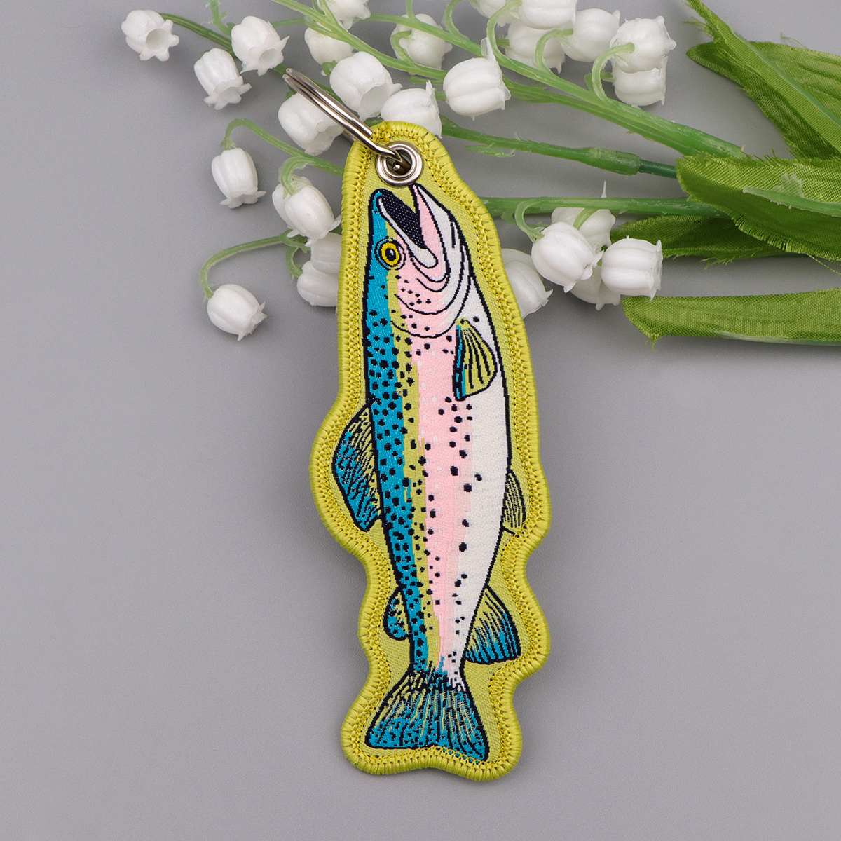 Embroidered Cute Fish Key Tags - Embroidery Keychain recensione e prezzo