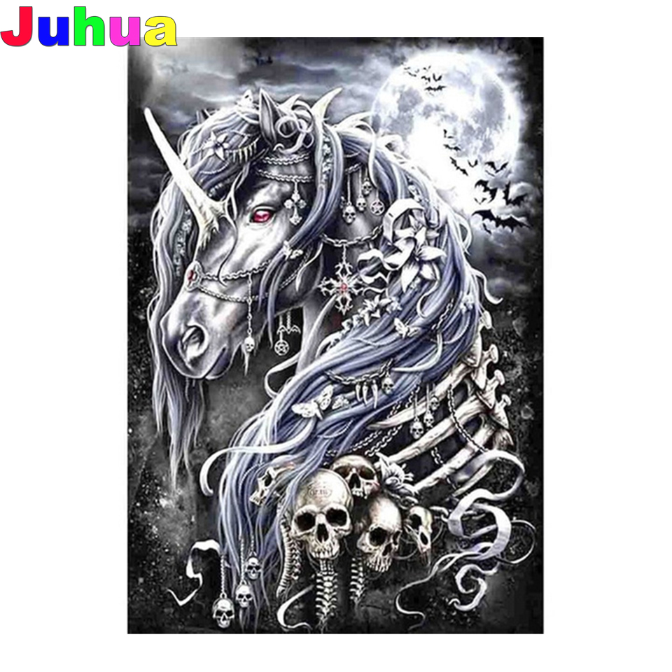 Skull unicorn Full drill Diamo - Embroidery Unicorn recensione e prezzo