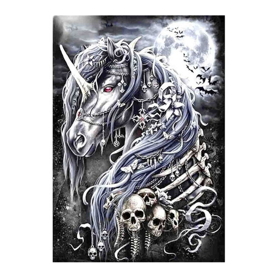 Skull unicorn Full drill Diamo - Embroidery Unicorn recensione e prezzo