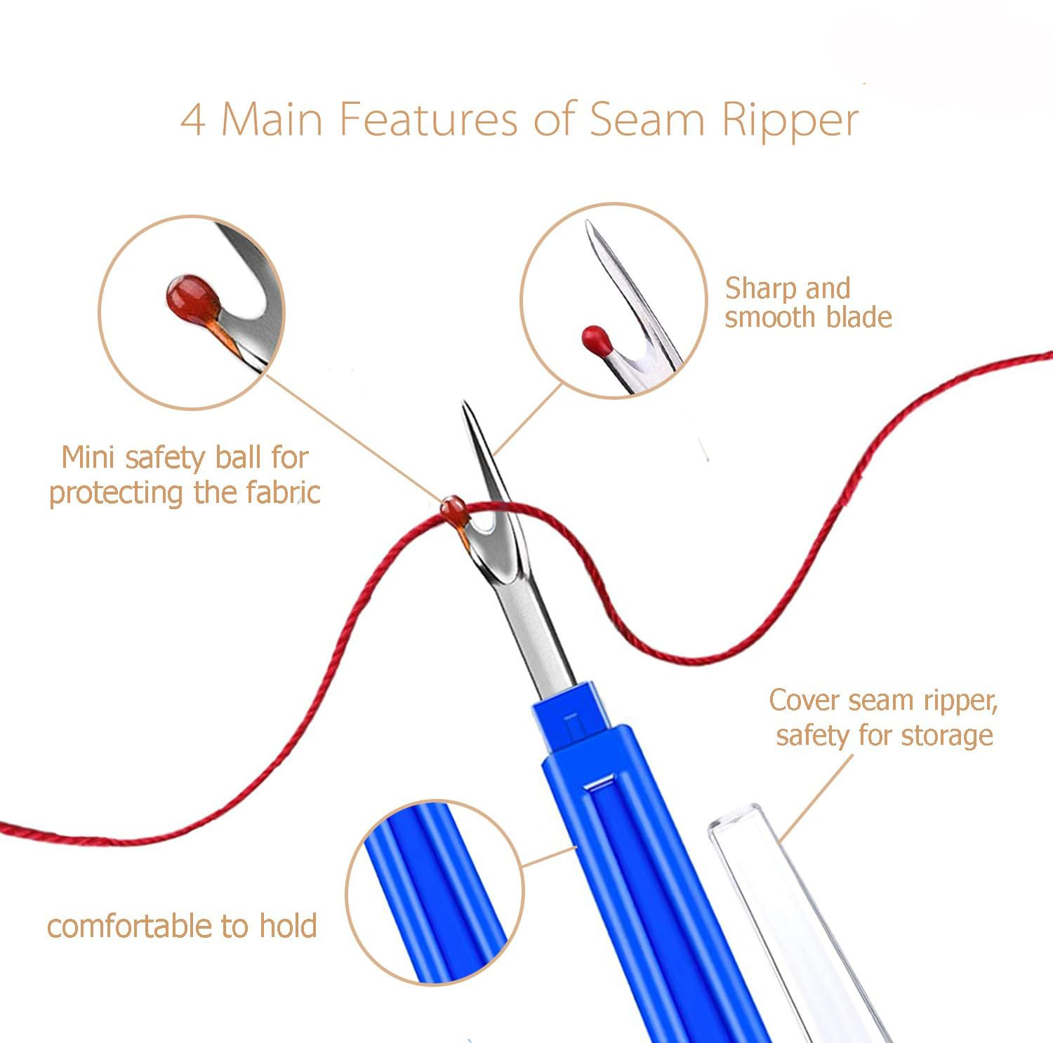 Sewing Seam Ripper Kit  Sewing - Embroidery Removal Tool recensione e prezzo