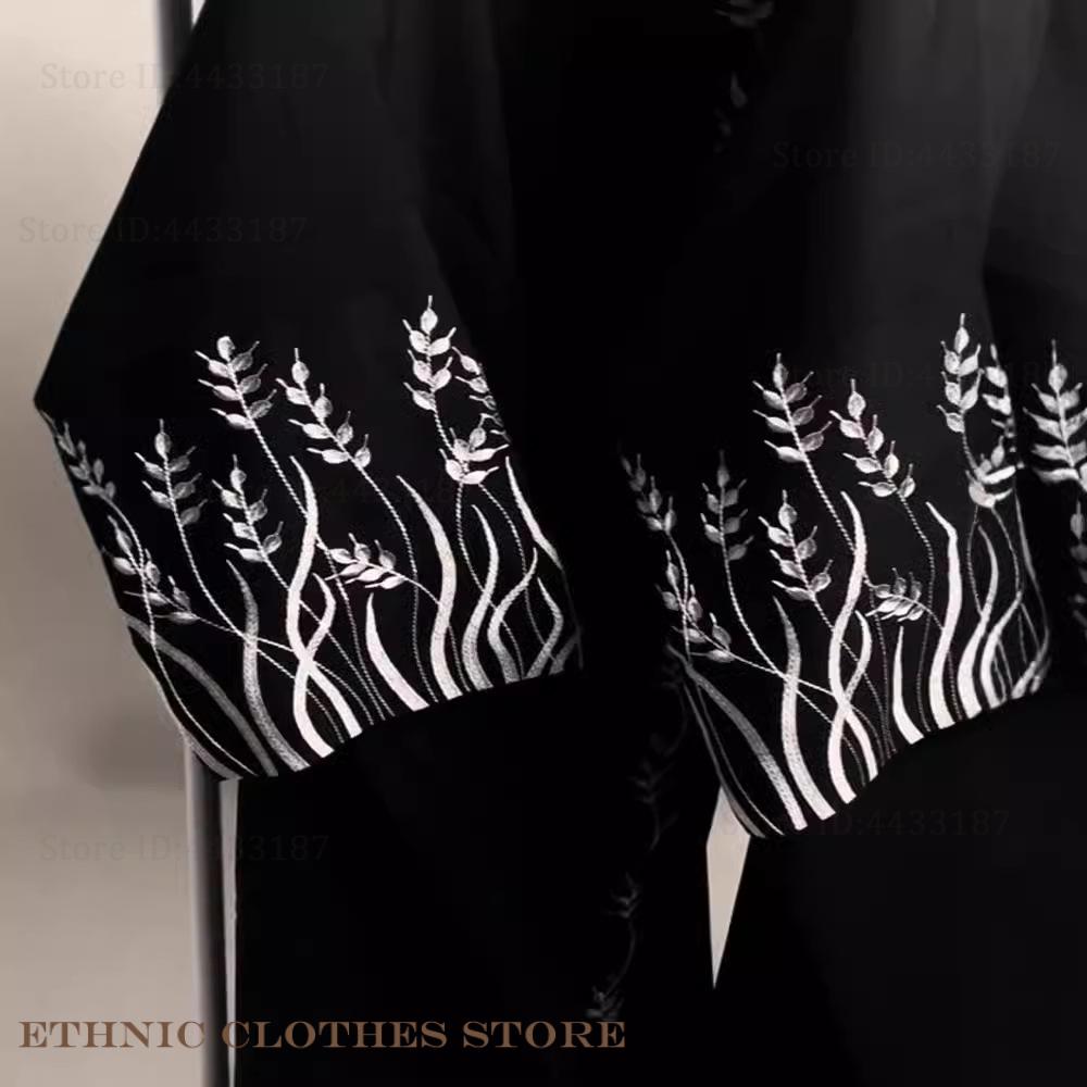 Muslim Women Dress Elegant Bla - Embroidery Kebaya recensione e prezzo