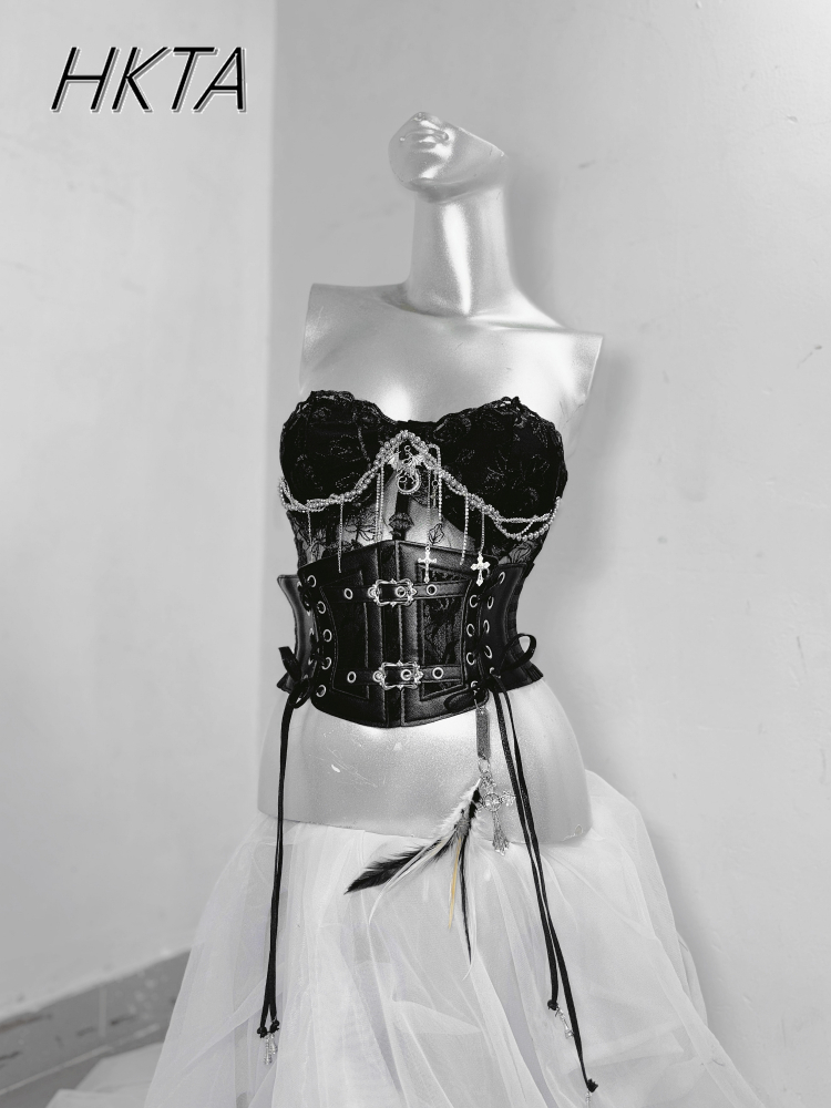 Dark Style Goth Metal Chain Wa - Embroidery Rose recensione e prezzo