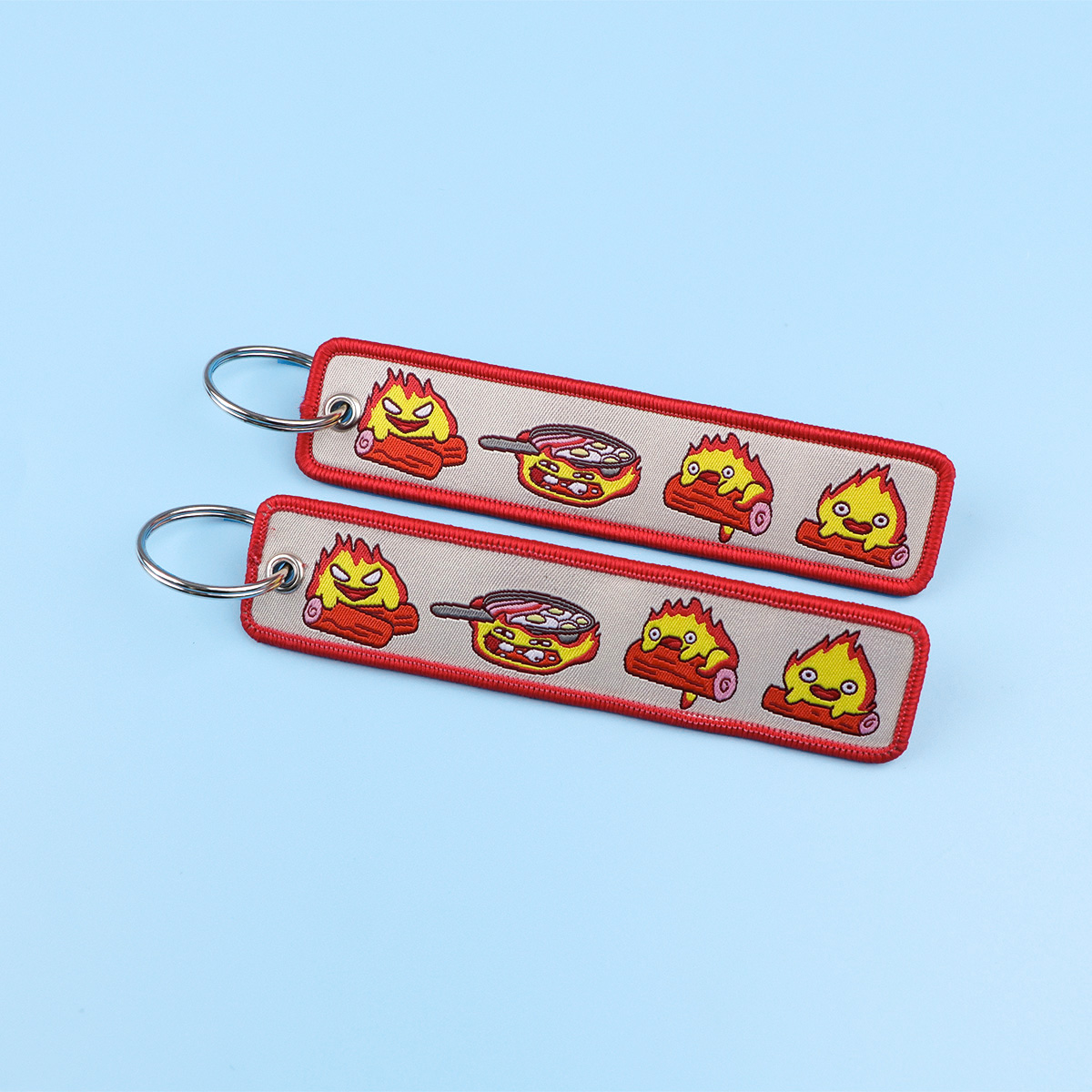 Anime Fire Embroidery Key Fobs - Embroidery Keychain recensione e prezzo