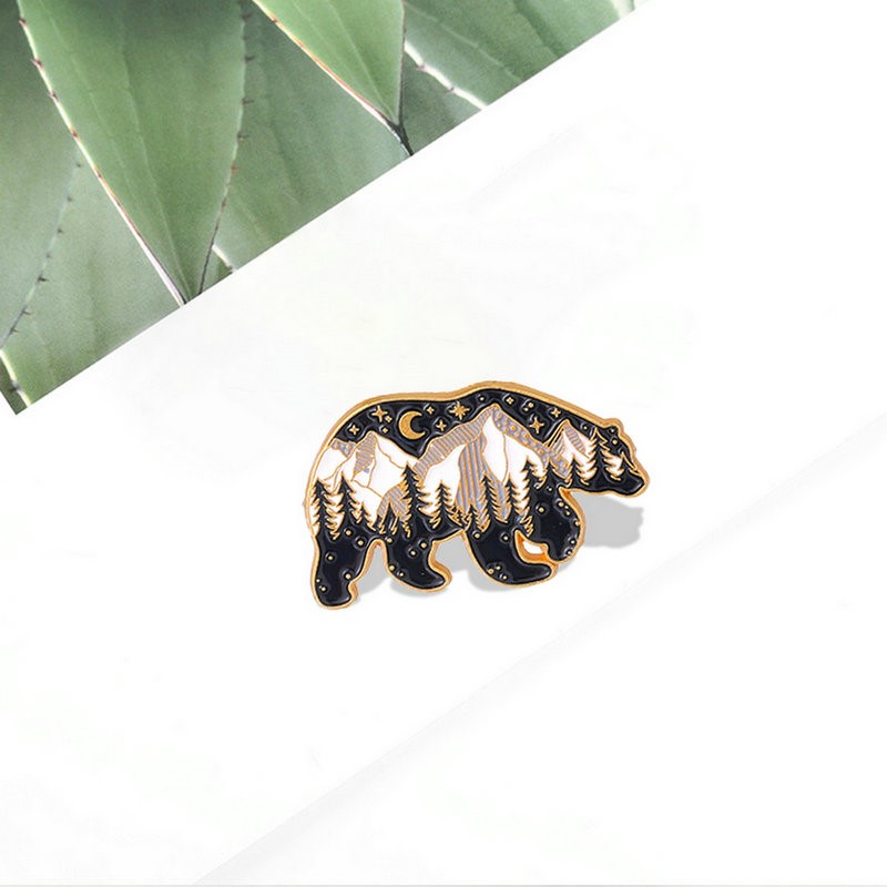 Mama Papa Bear Enamel Pins Cus - Embroidery Love recensione e prezzo