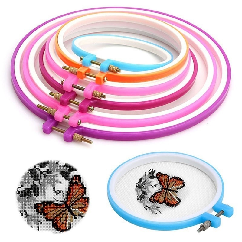 2026 5PCS/lot Plastic Embroide - Embroidery Hoop Plastic recensione e prezzo