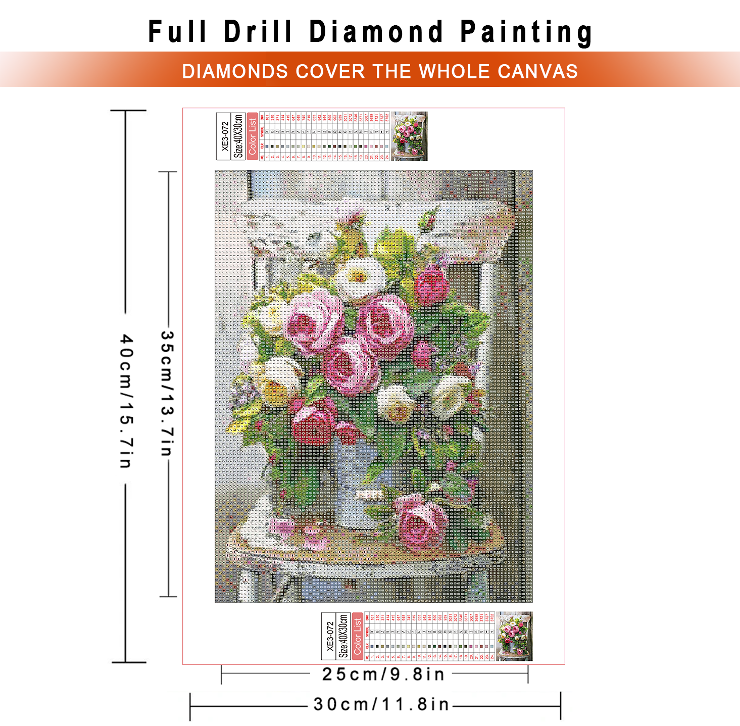 1pc frameless  Diamond Paintin - Embroidery Rose recensione e prezzo