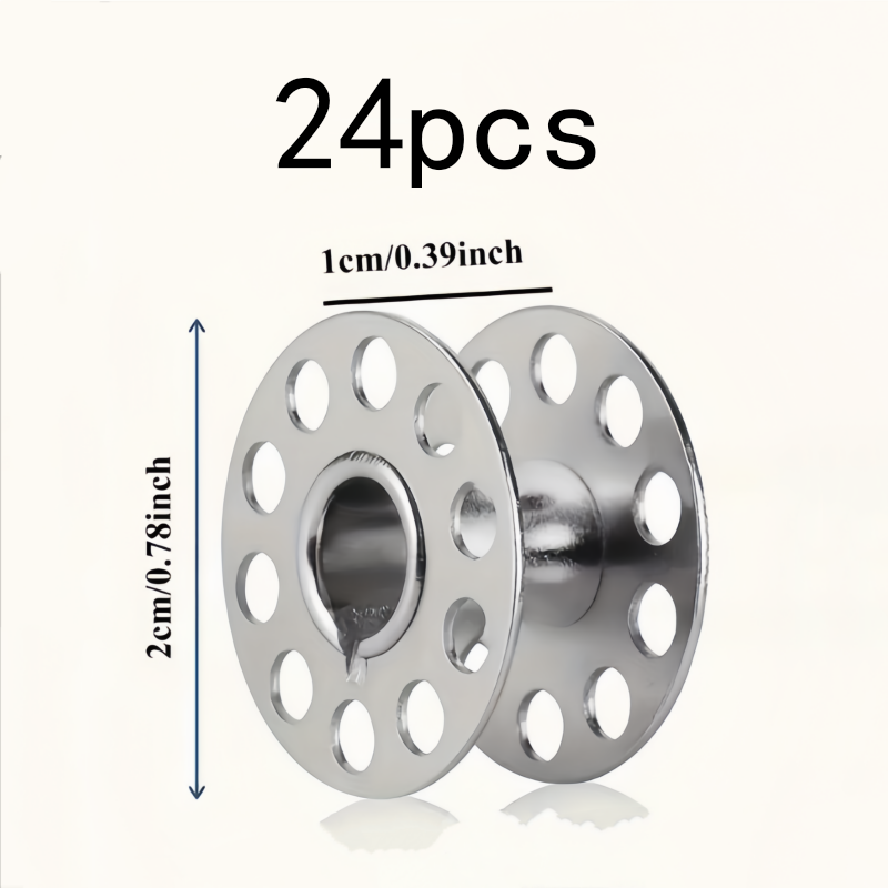 24Pcs Reusable Metal Bobbins,  - Embroidery And Quilting recensione e prezzo