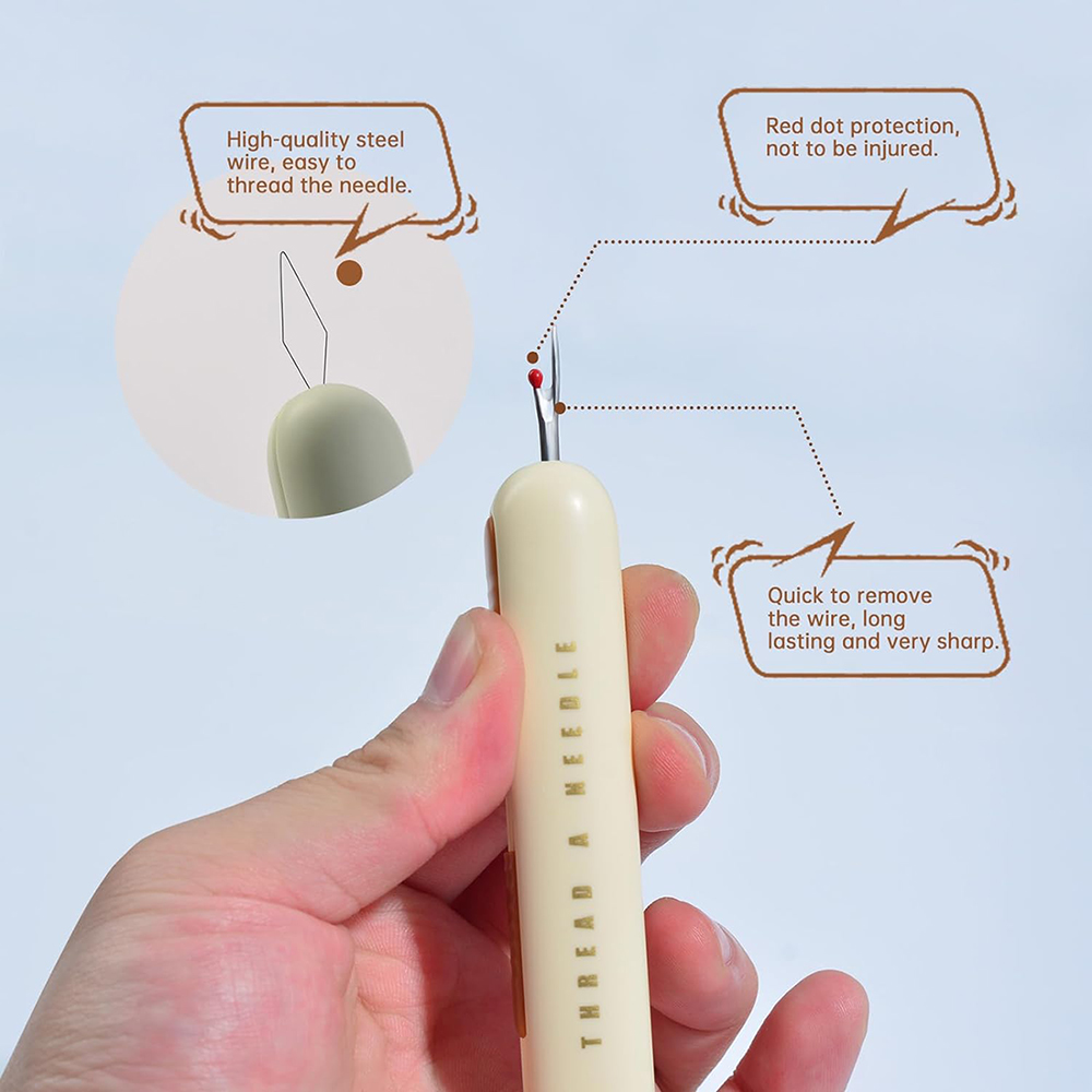 2 in 1 Needle Threader Seam Ri - Embroidery Removal Tool recensione e prezzo