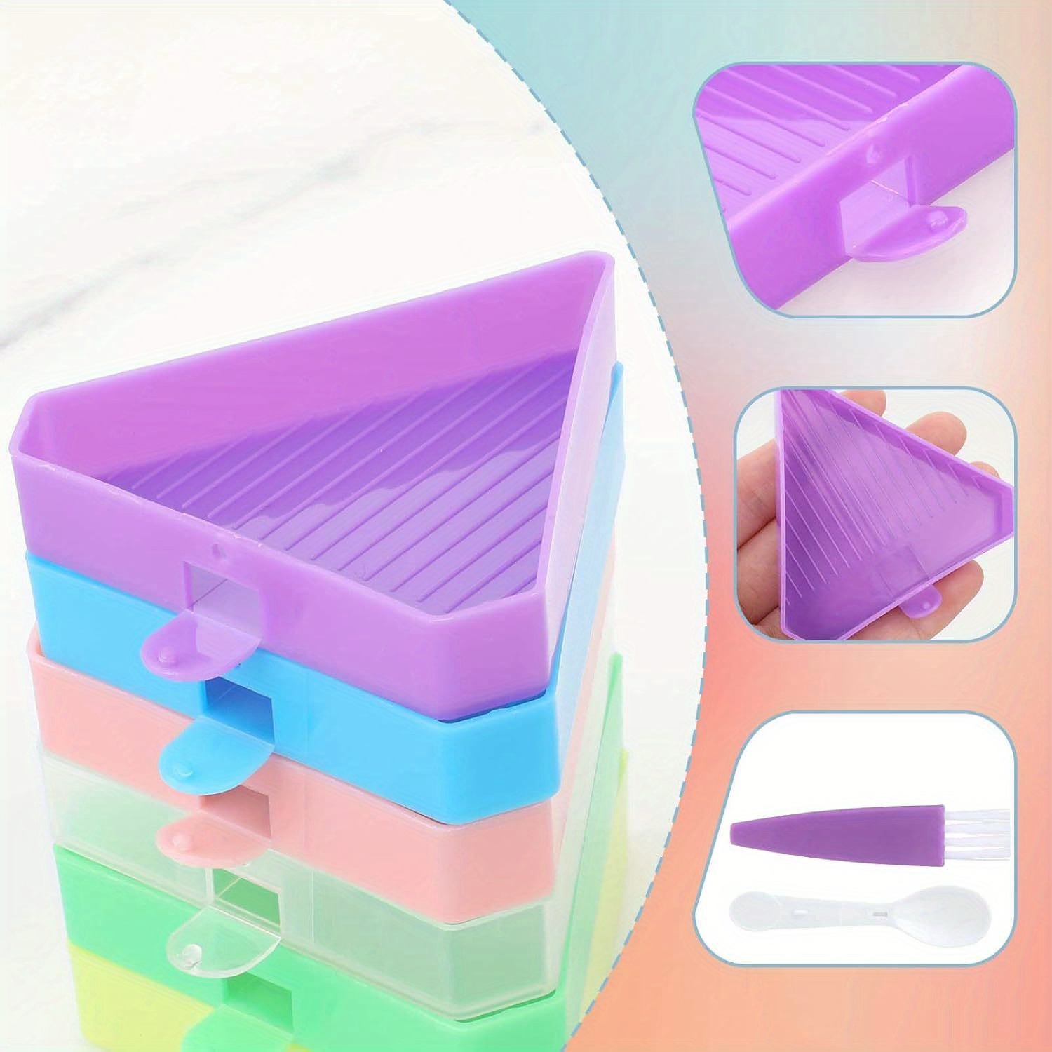 9PCS New Diamond Painting Tray - Embroidery Details recensione e prezzo