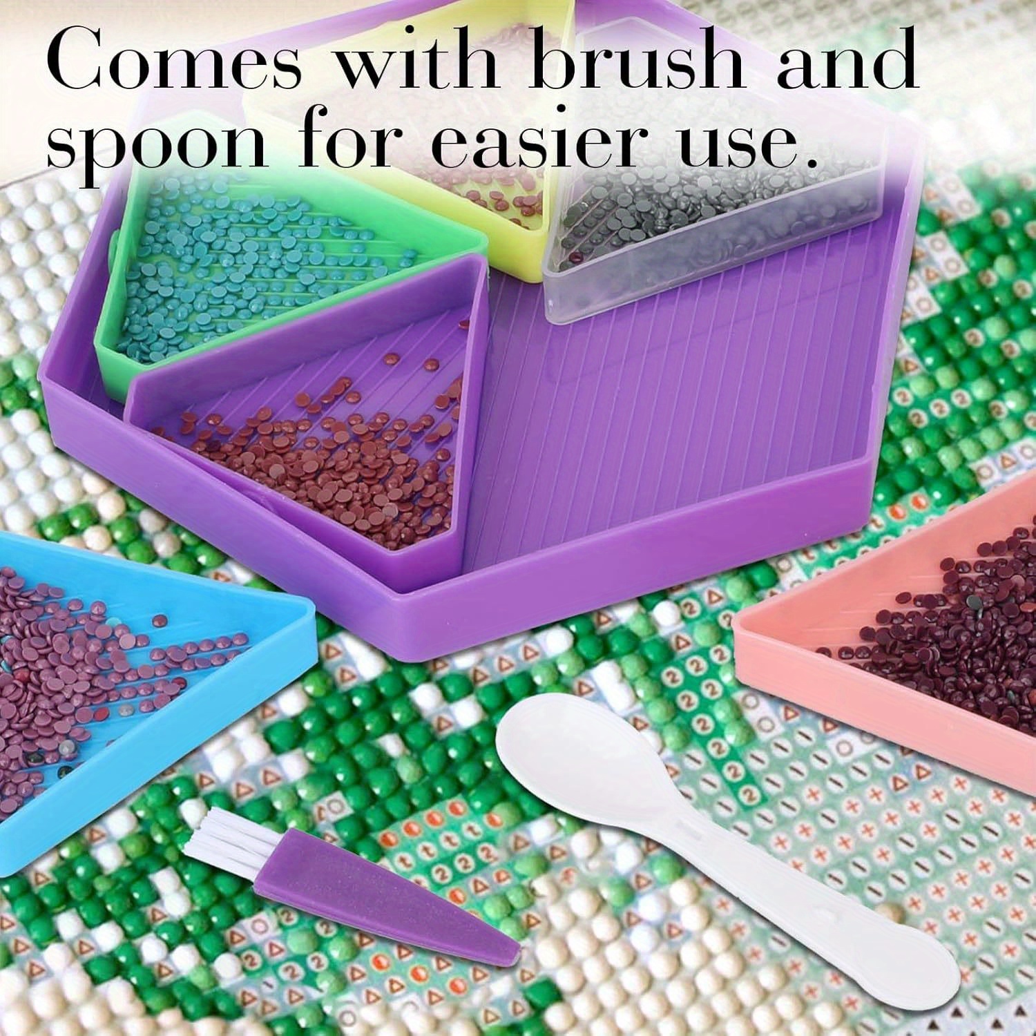 9PCS New Diamond Painting Tray - Embroidery Details recensione e prezzo