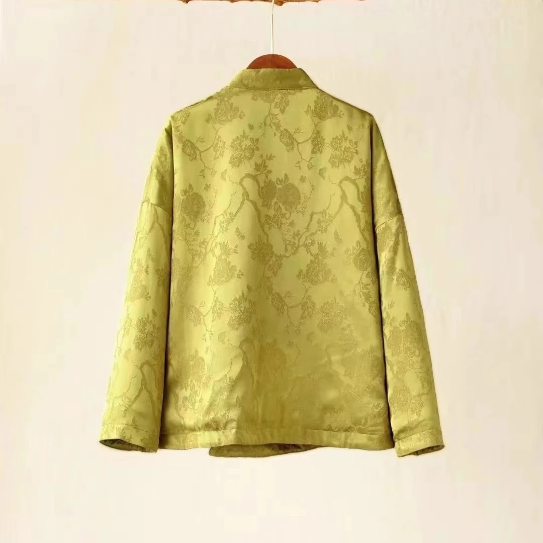 Women's winter short coats Nat - Embroidery Yellow recensione e prezzo