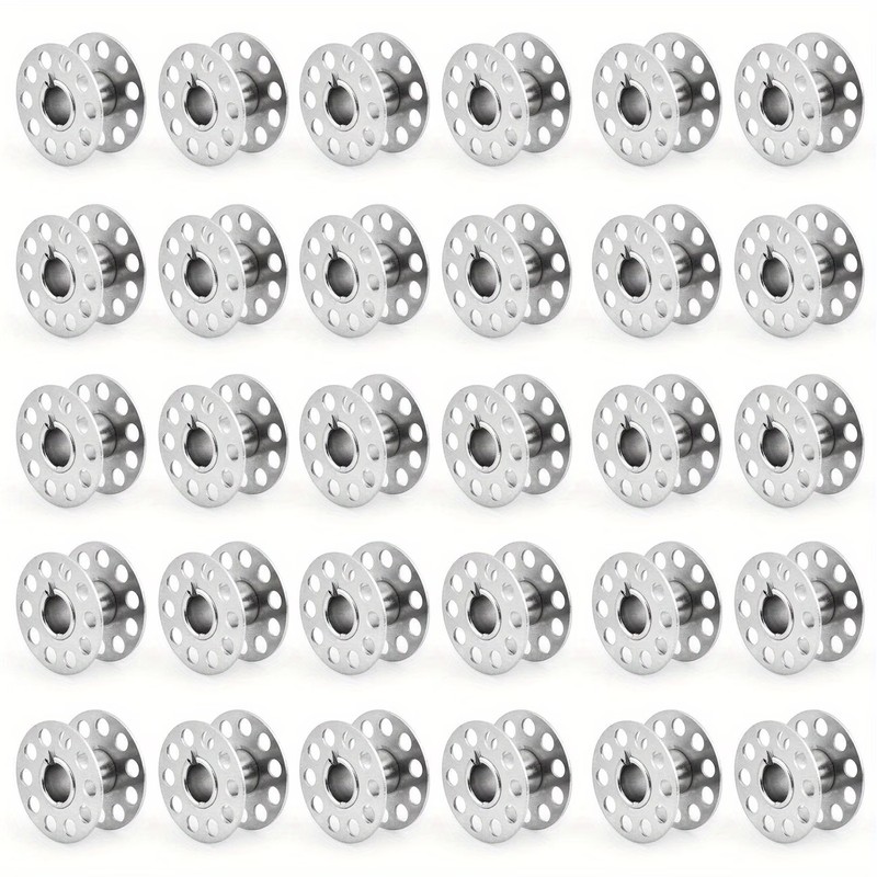 21Pcs Rustproof Metal Bobbins, - Embroidery And Quilting recensione e prezzo