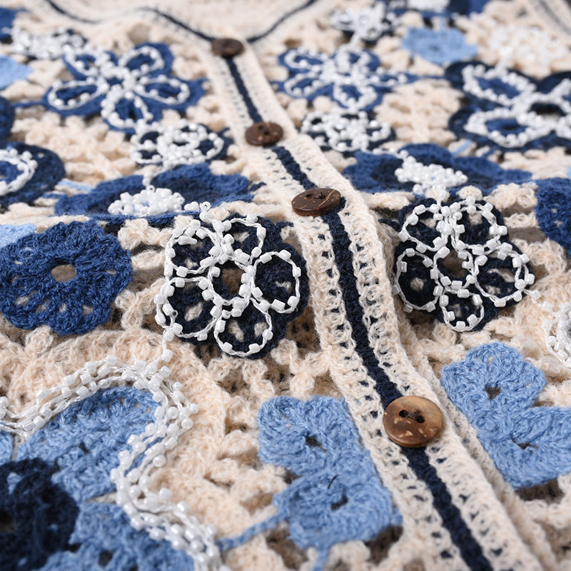 Daisy Crochet Vest for Women S - Embroidery Vest recensione e prezzo