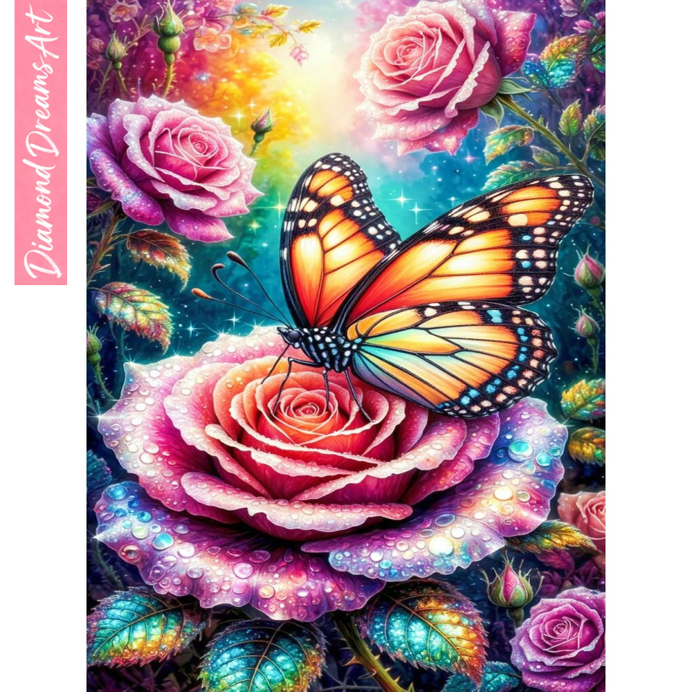 Butterfly Diamond Mosaic 5D DI - Embroidery Rose recensione e prezzo